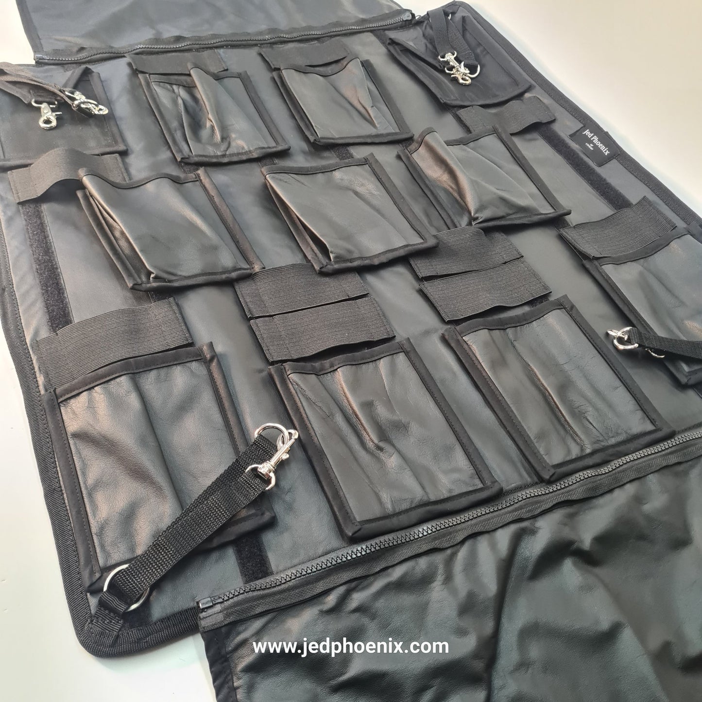 Deluxe Leather Lover Play Party Modular Tool Wrap - Jed Phoenix of London
