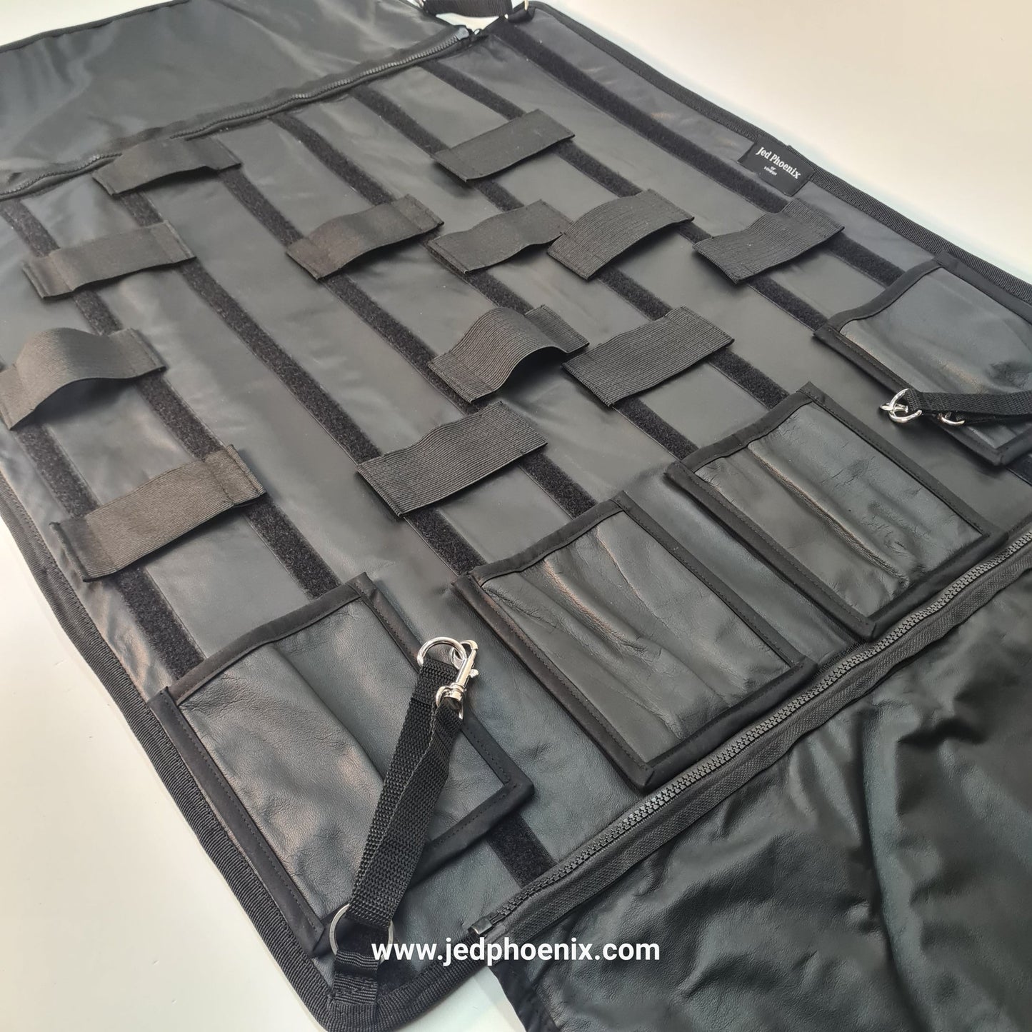 Deluxe Leather Impact Play Modular Tool Wrap - Jed Phoenix of London