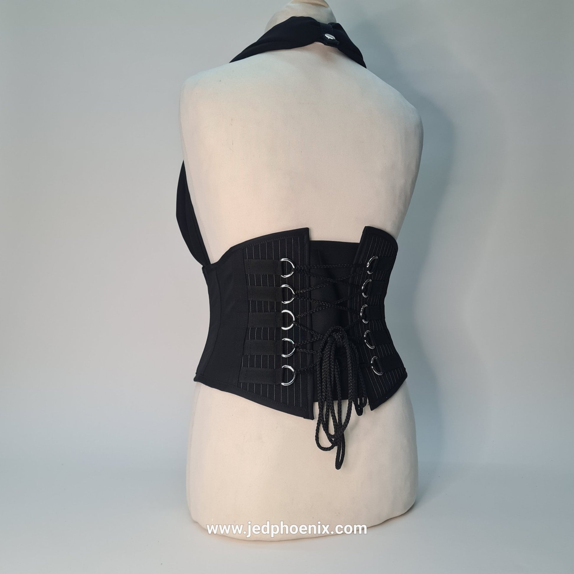 Pinstripe underbust corset - Jed Phoenix of London