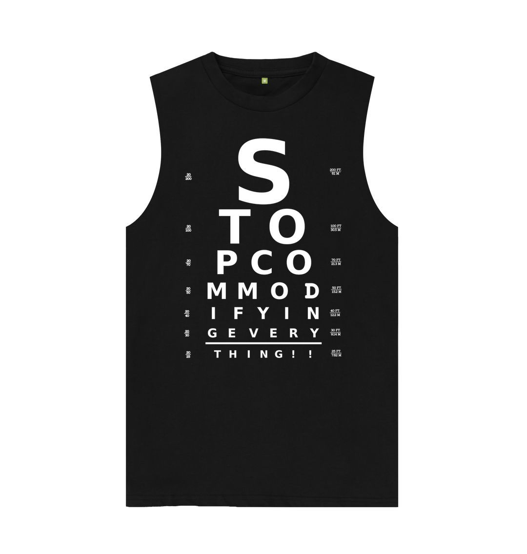 Stop Commodifying Everything unisex vest - Jed Phoenix of London