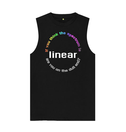 If You Think The Spectrum Is Linear unisex vest - Jed Phoenix of London