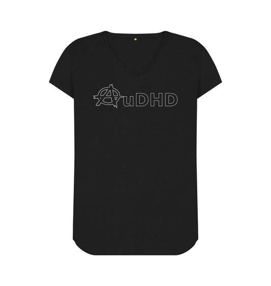 AuDHD Anarchy womens fit V neck - Jed Phoenix of London