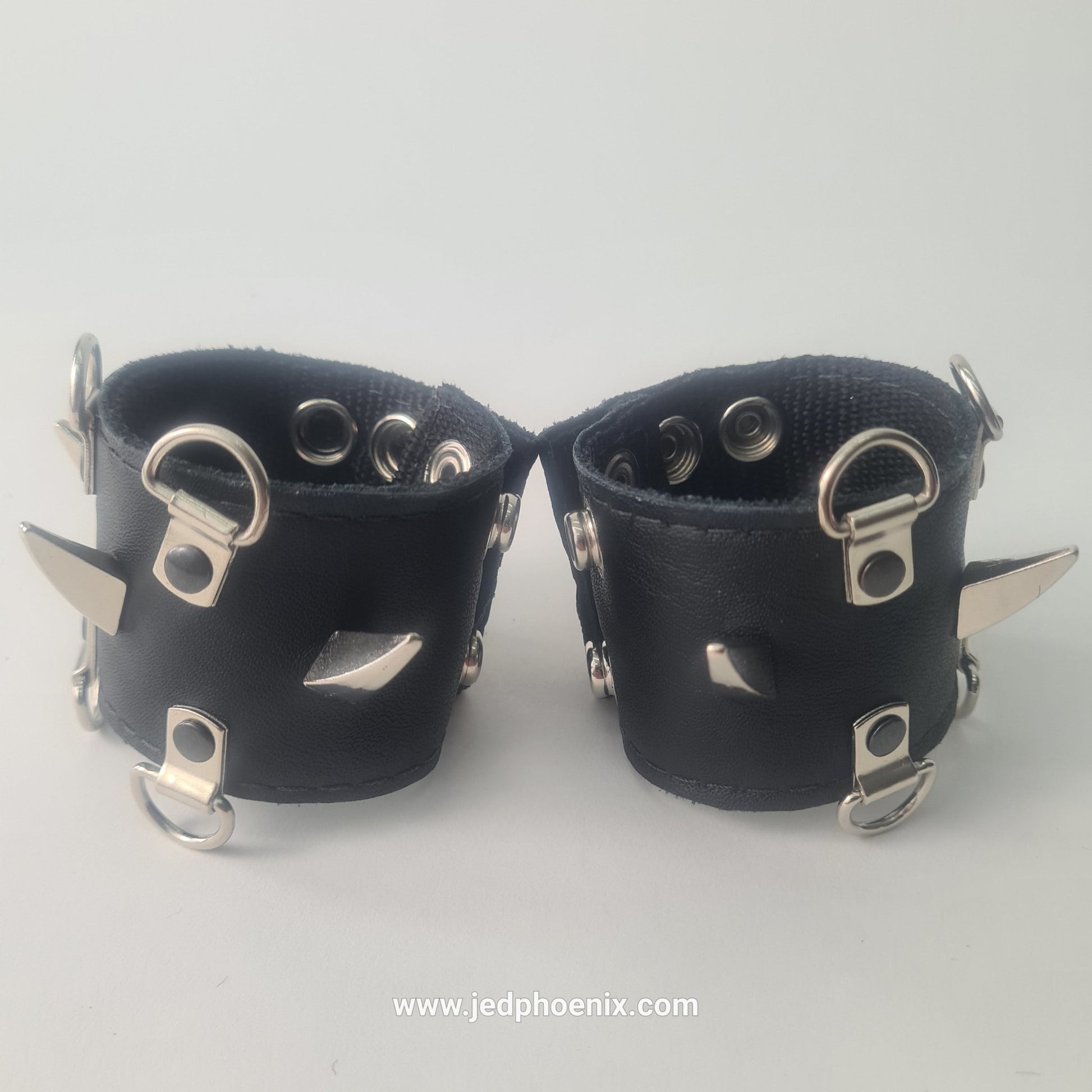 Spiked wrist cuffs