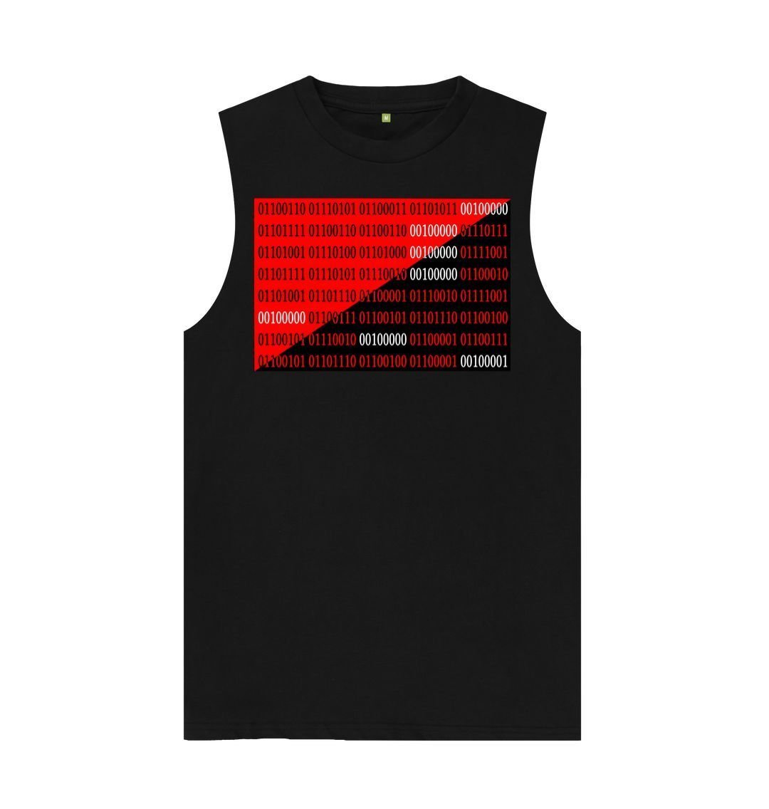 Fuck off with your binary gender agenda unisex vest - Jed Phoenix of London