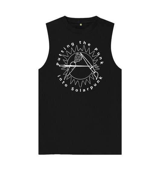 Black Putting the Punk into SolarPunk unisex vest