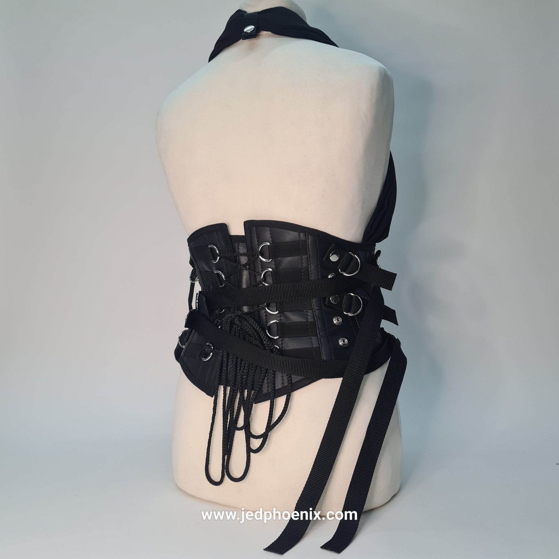 Leather bondage corset - Jed Phoenix of London