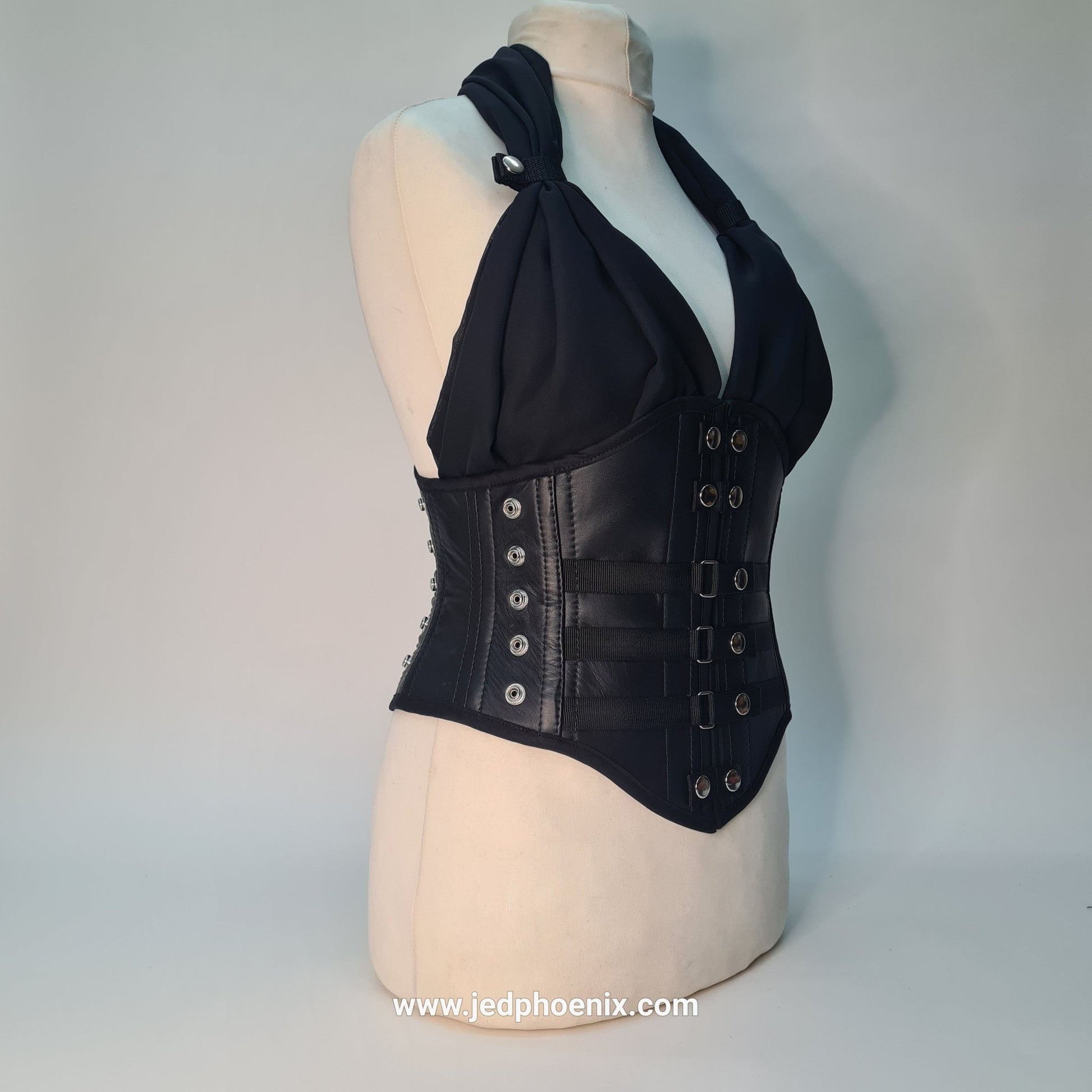 Leather bondage corset - Jed Phoenix of London