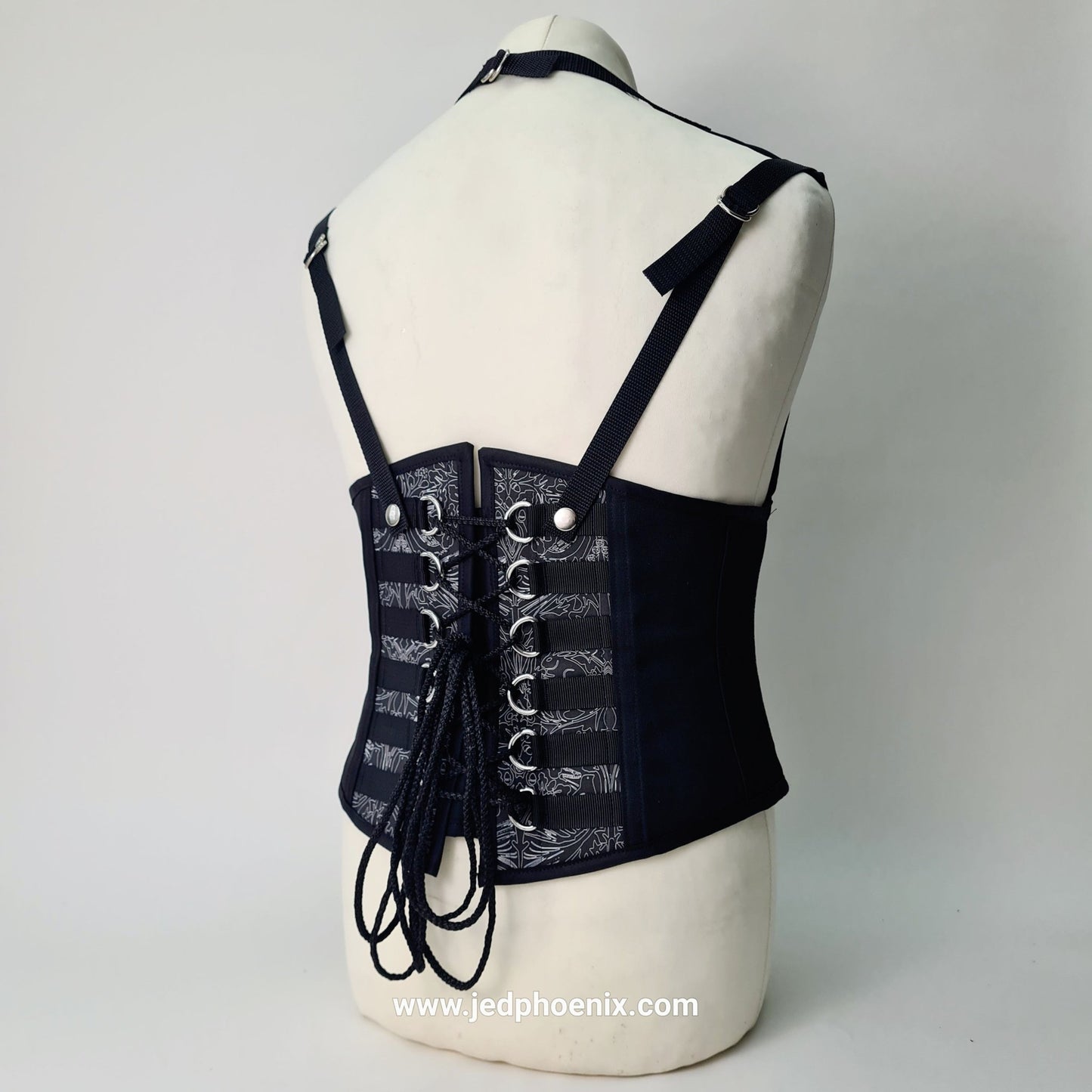 Kinky print corset waistcoat - Jed Phoenix of London