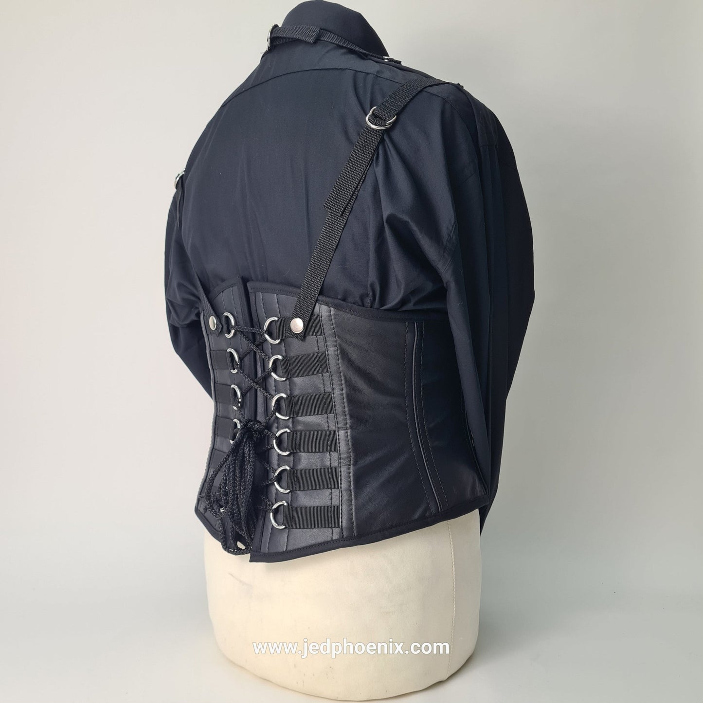 Leather corset waistcoat - Jed Phoenix of London