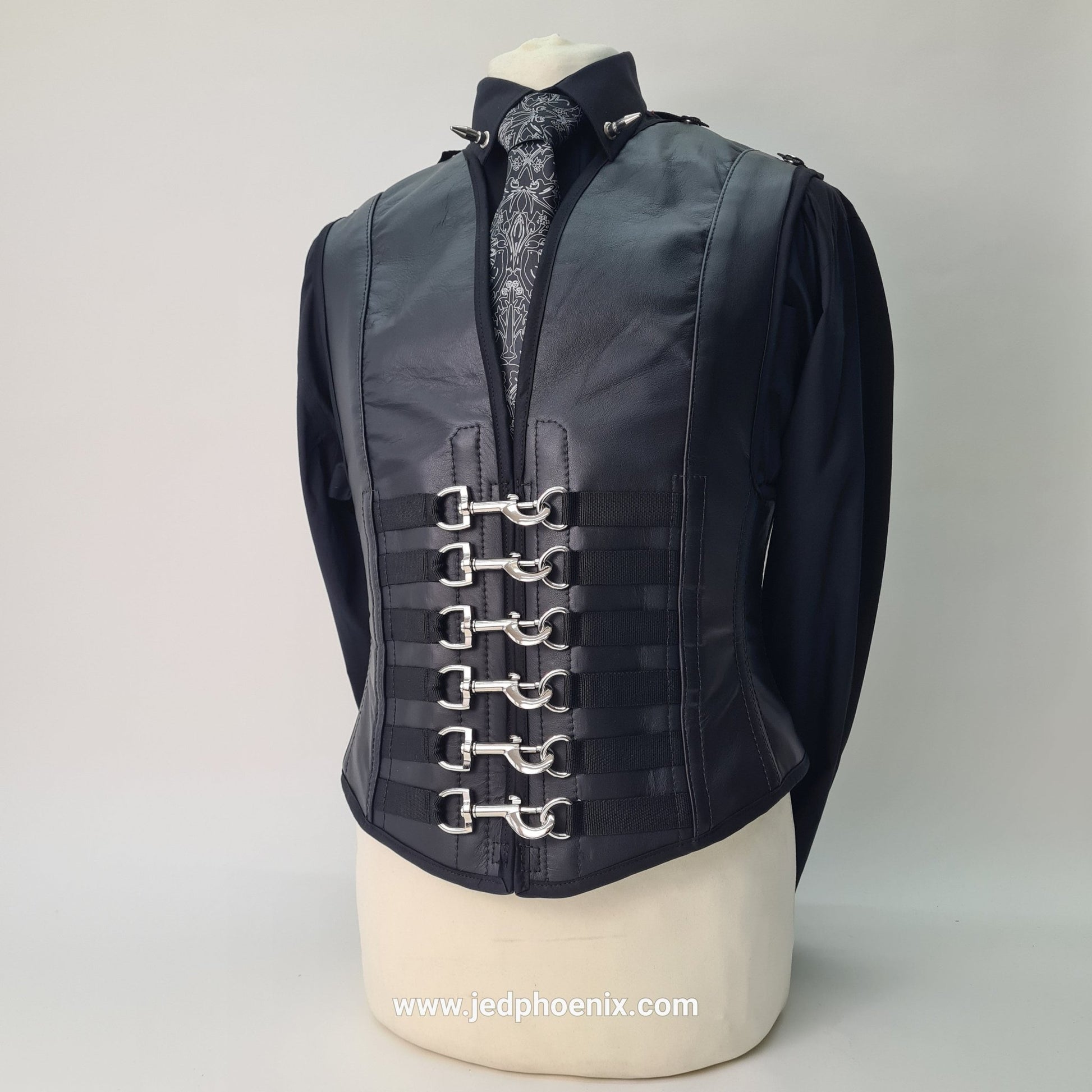 Leather corset waistcoat - Jed Phoenix of London