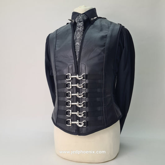 Leather corset waistcoat - Jed Phoenix of London