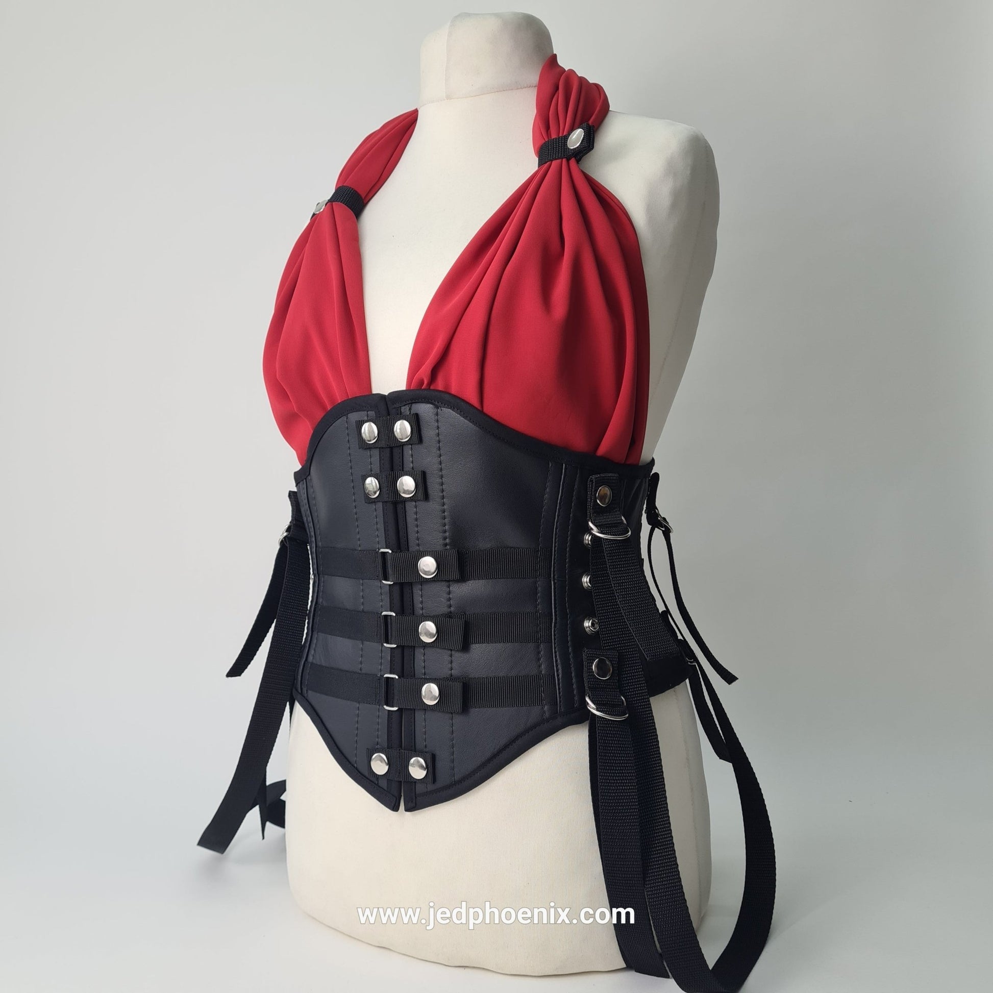 Leather bondage corset - Jed Phoenix of London