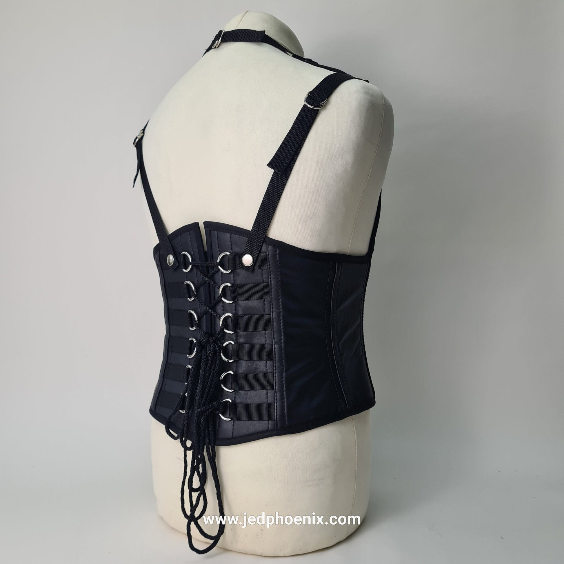 Leather corset waistcoat - Jed Phoenix of London