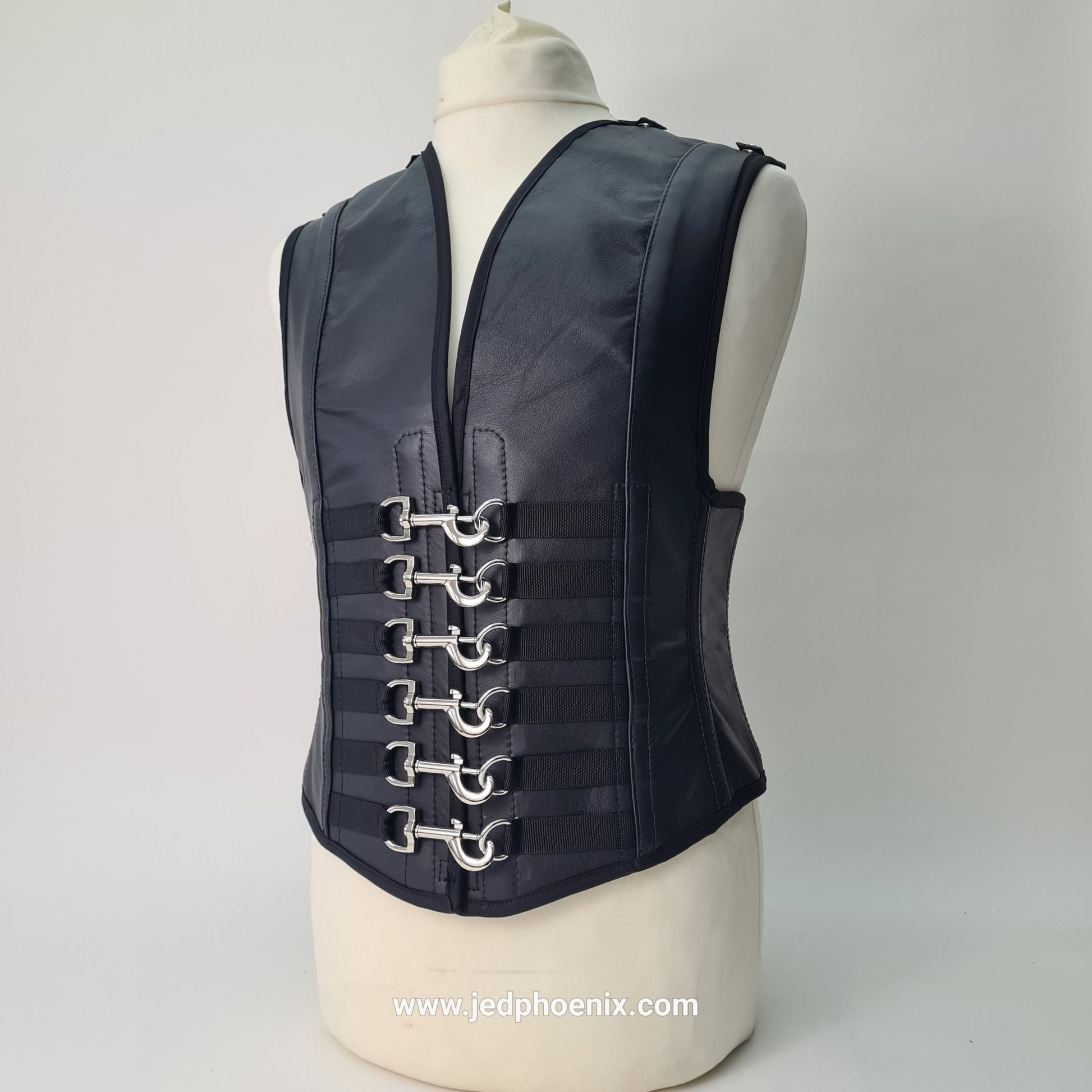 Leather corset waistcoat - Jed Phoenix of London