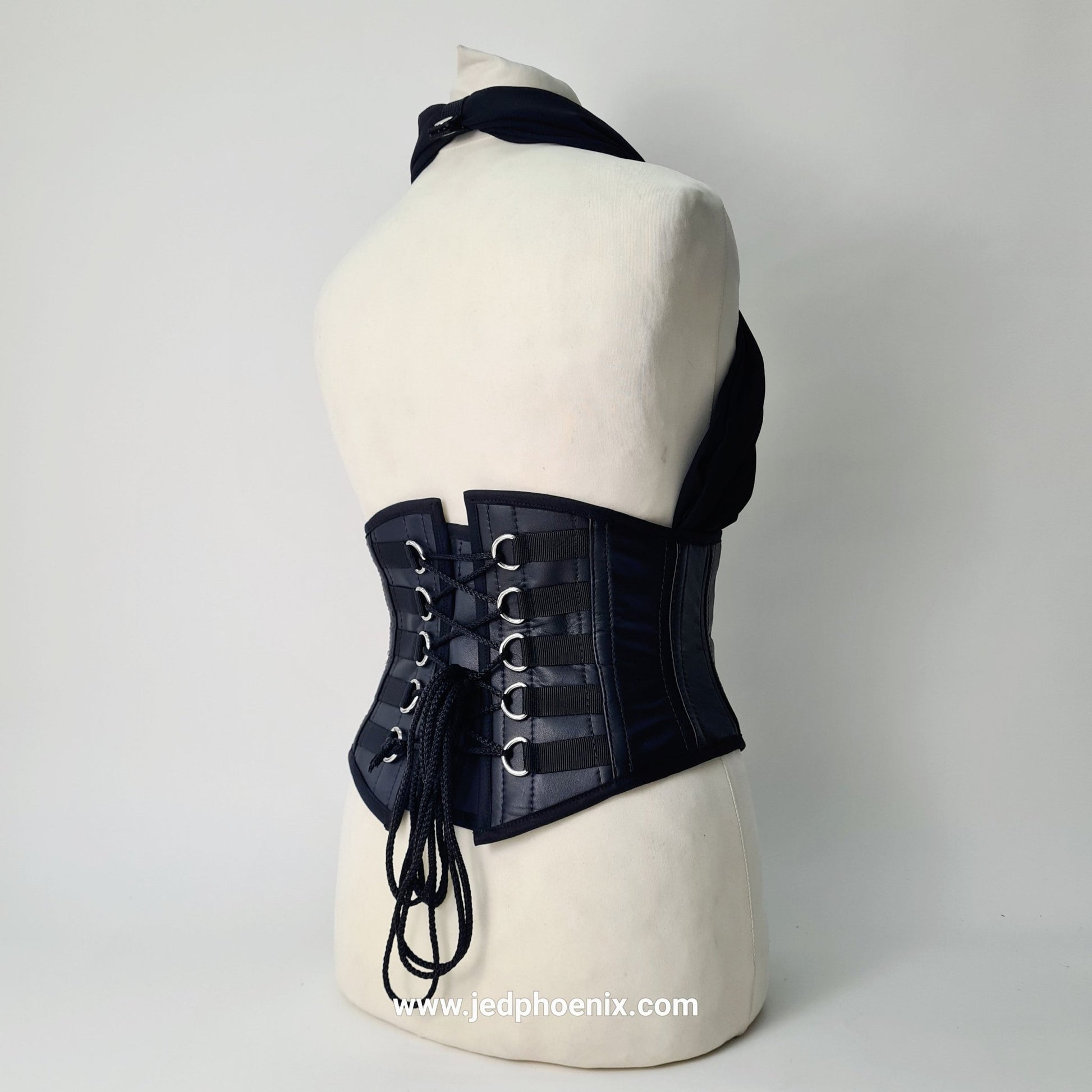 Leather underbust corset - Jed Phoenix of London