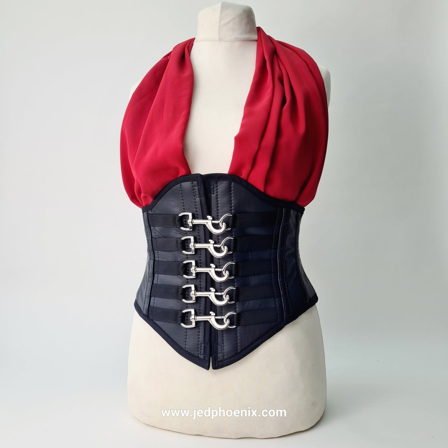 Leather underbust corset - Jed Phoenix of London