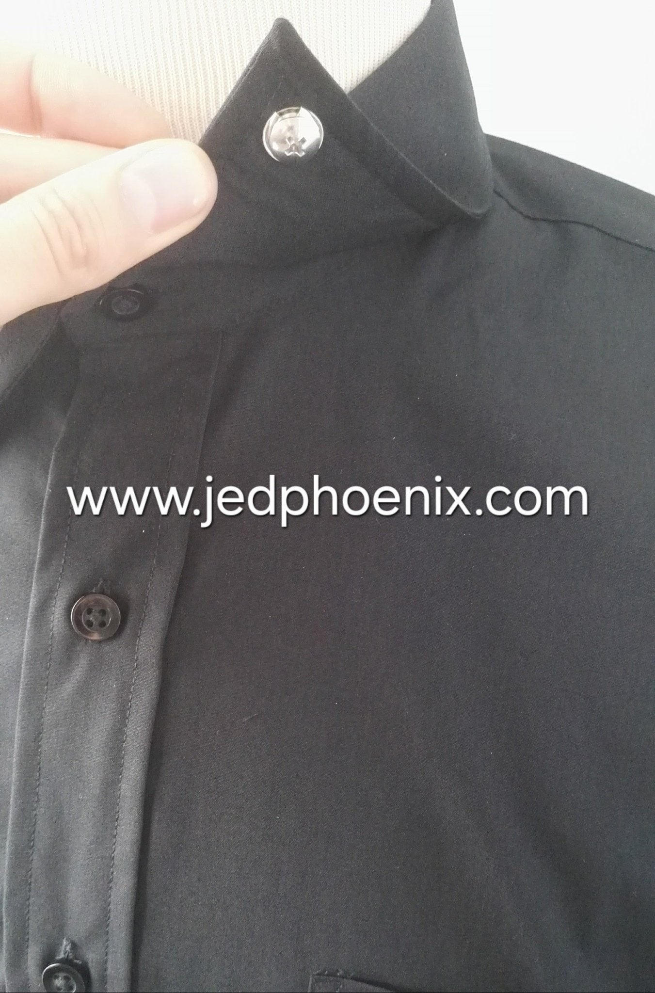 Black mens fit shirt