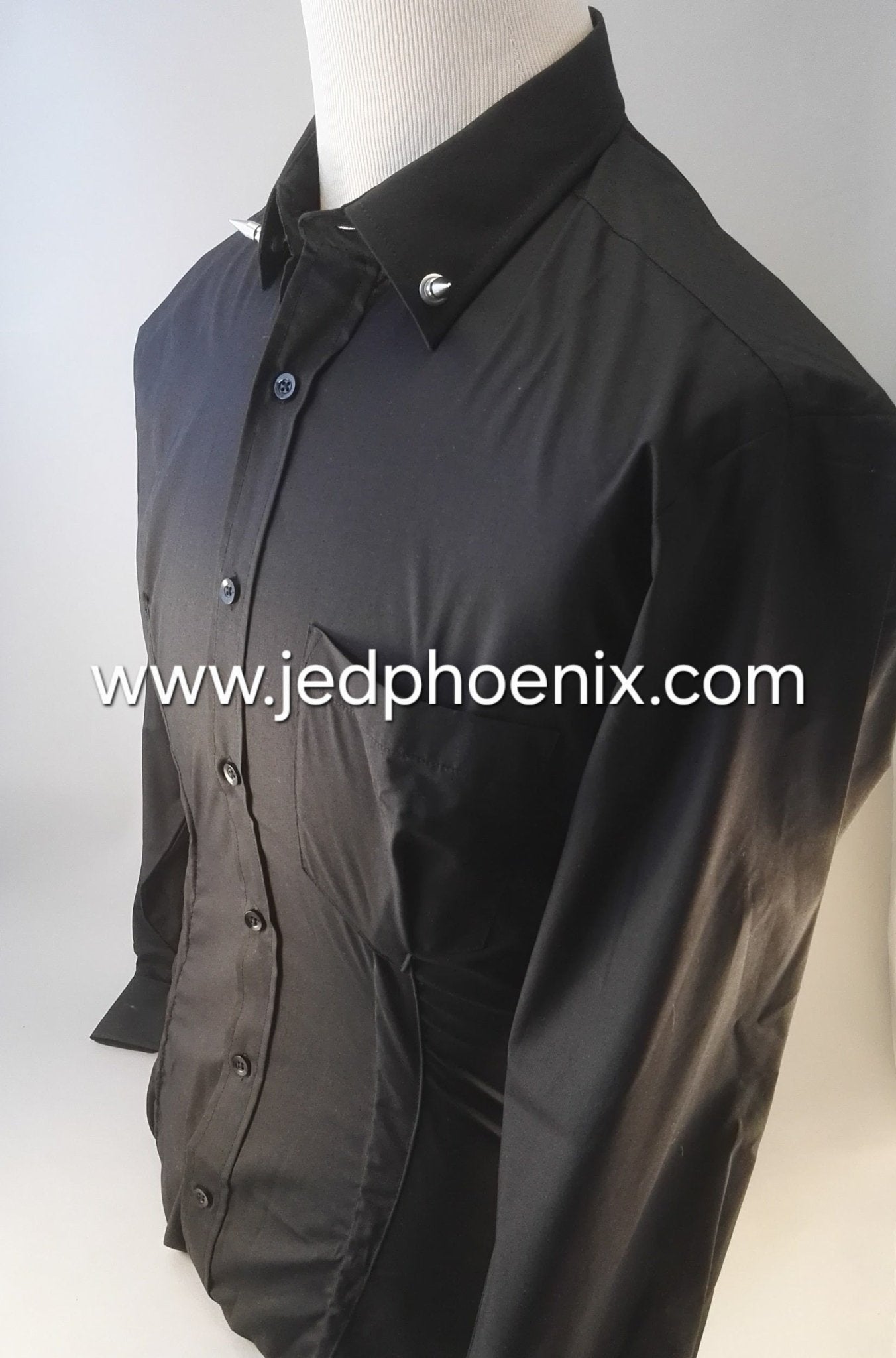 Black mens fit shirt