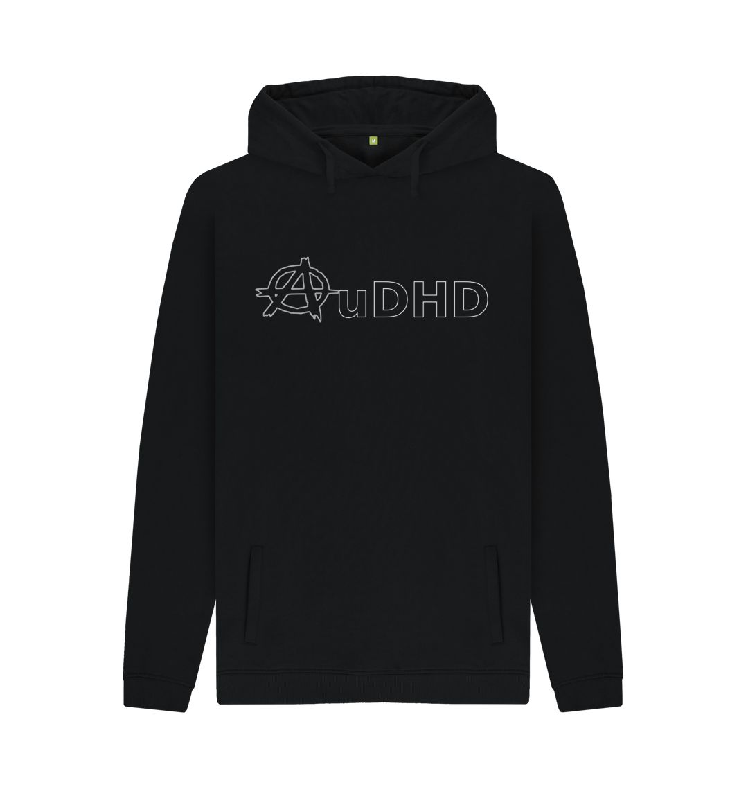 Black AuDHD Anarchy unisex hoodie