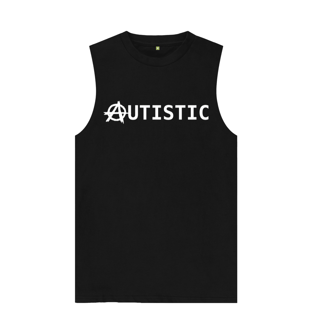Autistic anarchy unisex cotton vest