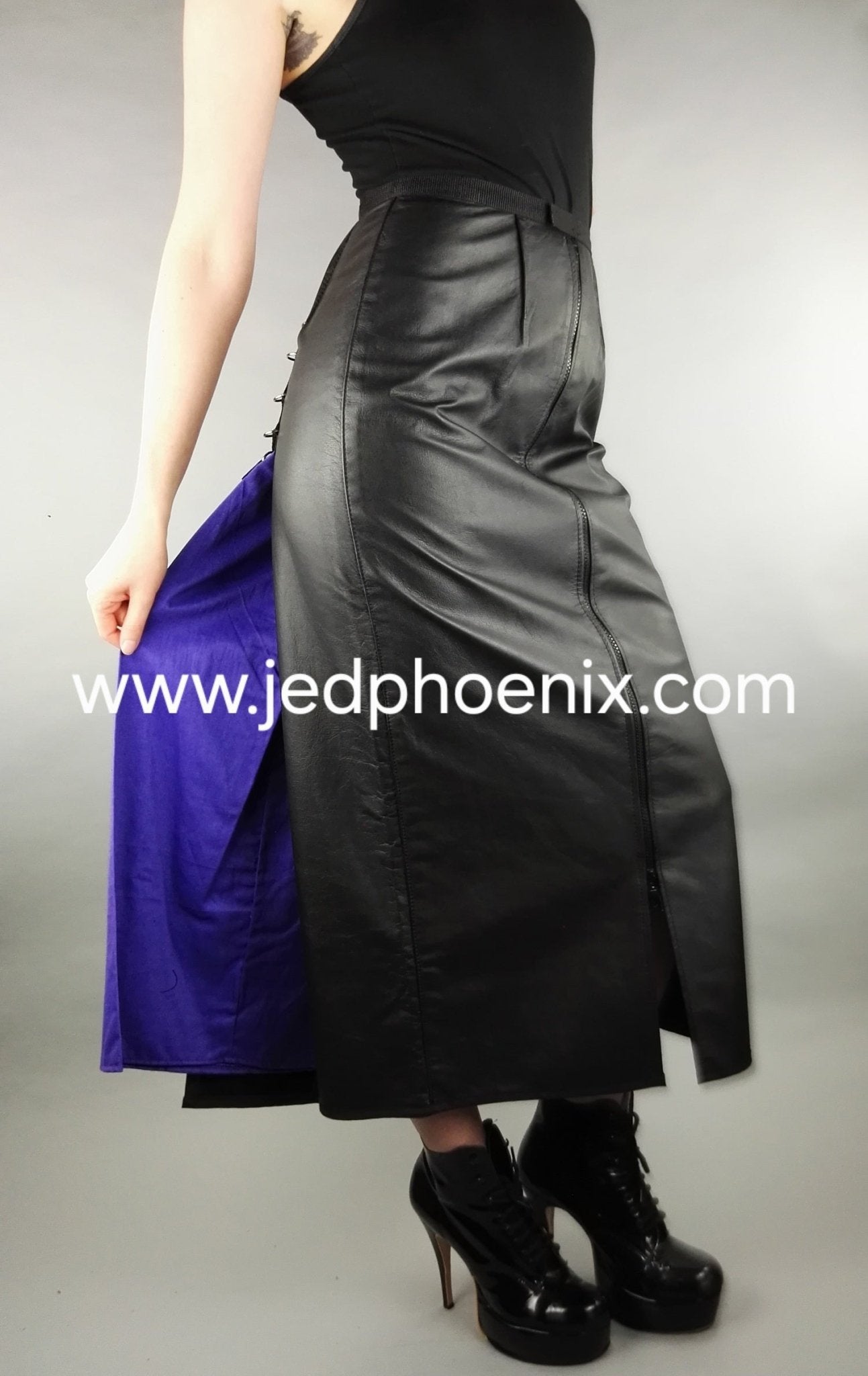 Leather Dominatrix skirt