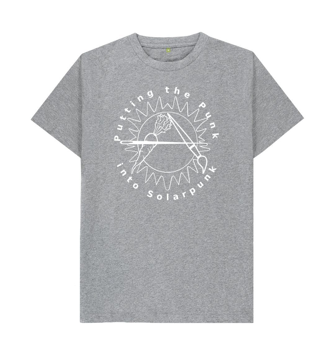 Athletic Grey Putting the Punk into SolarPunk unisex T-shirt