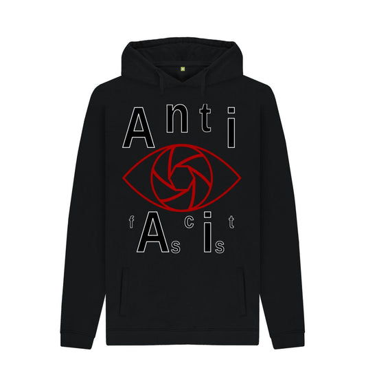 Black Anti AI unisex hoodie