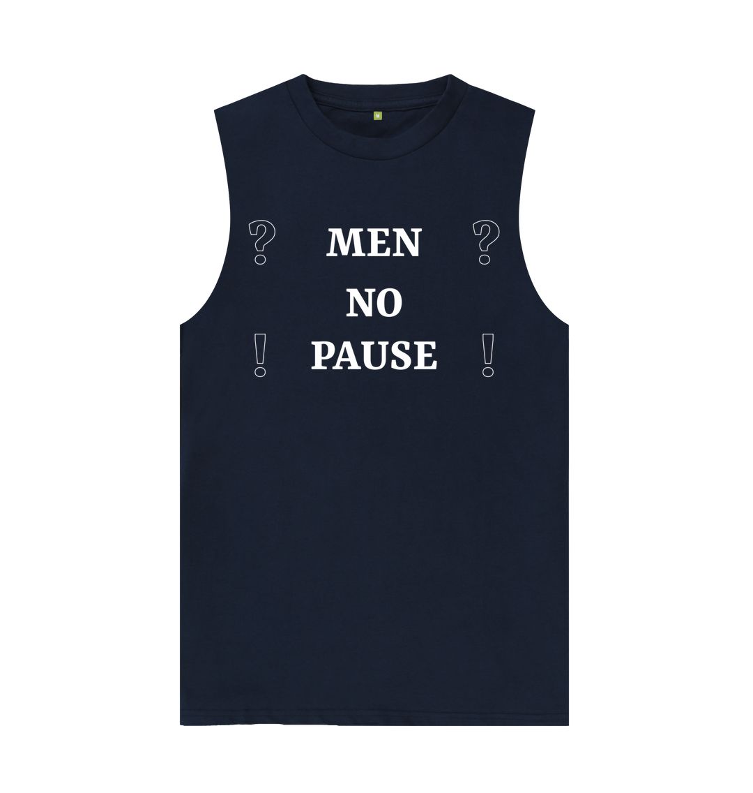 Navy Blue Men No Pause unisex vest