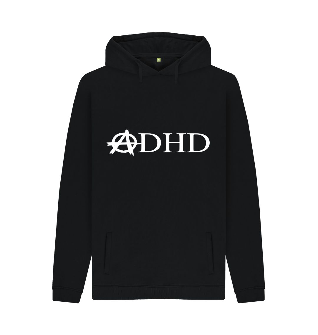 Black Anarchy ADHD unisex hoodie