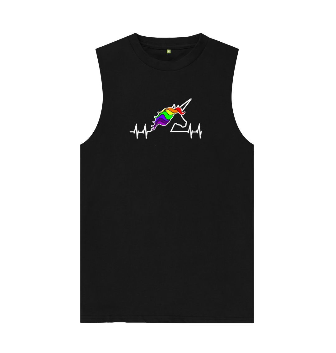 Black Unicorn unisex vest