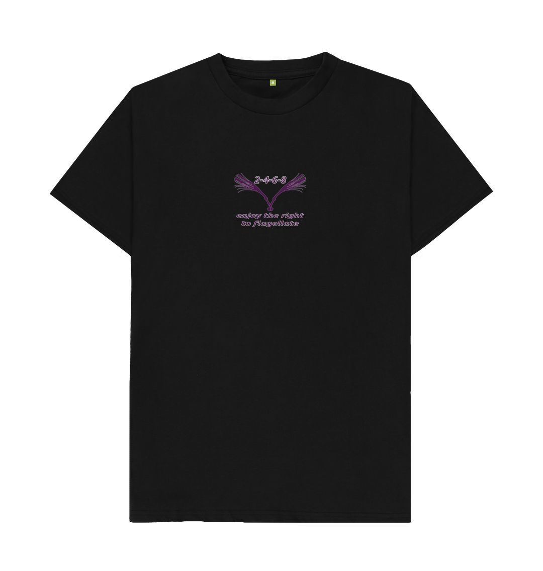 Black Flagellate unisex T-shirt
