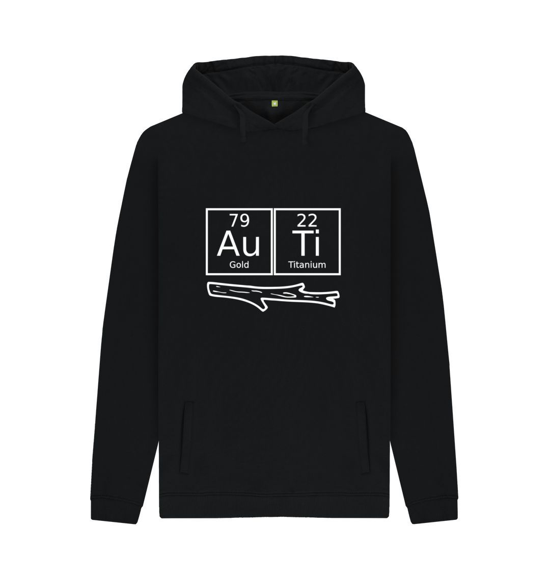 Black Punny autistic unisex hoodie