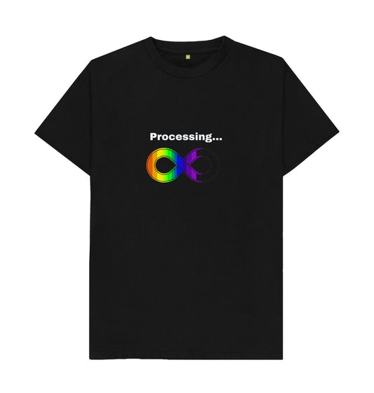 Black Processing unisex T-shirt
