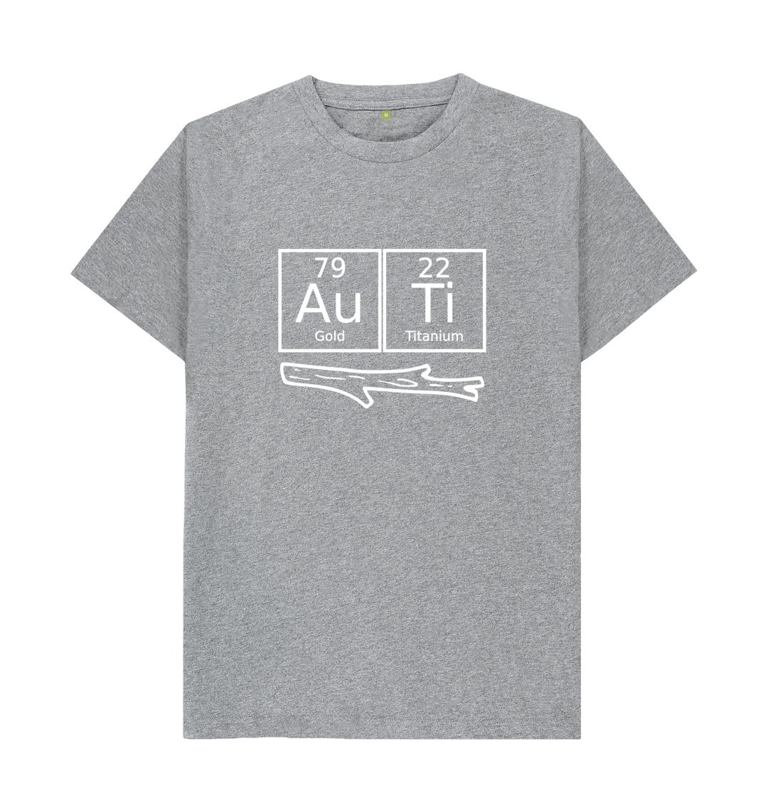 Athletic Grey Punny autistic unisex T-shirt