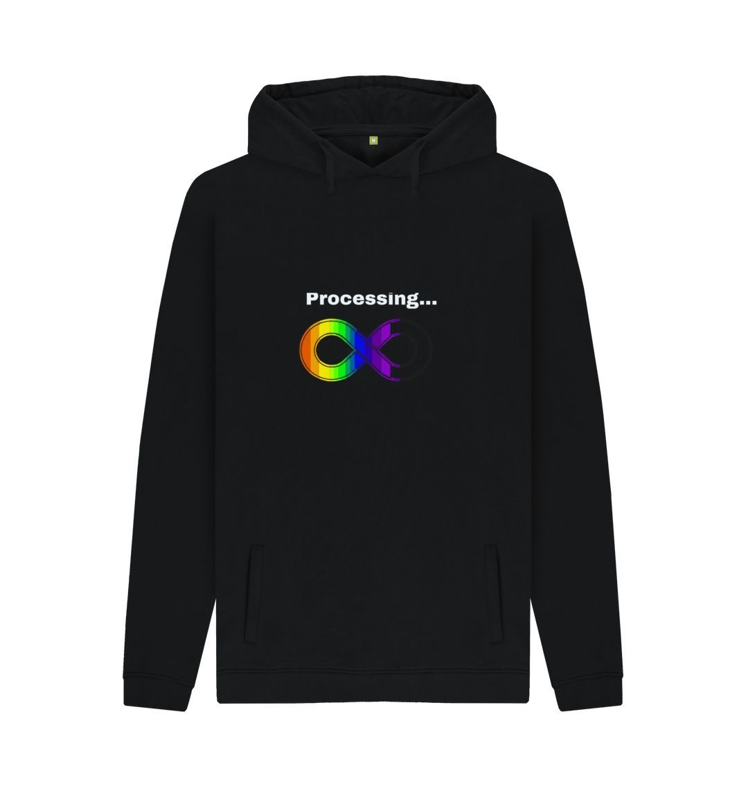 Black Processing unisex hoodie