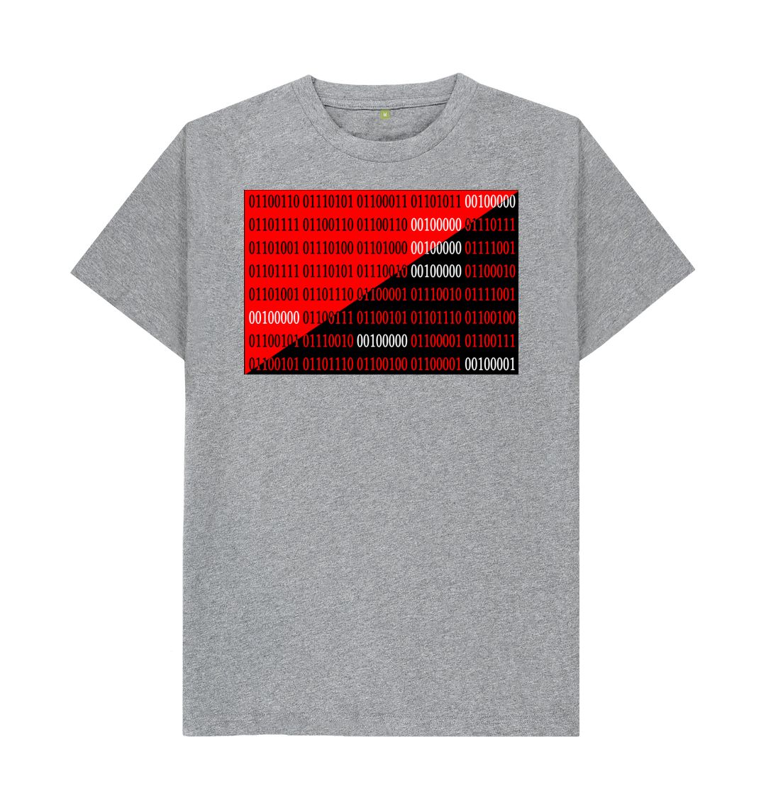 Athletic Grey Fuck off with your binary gender agenda unisex T-shirt