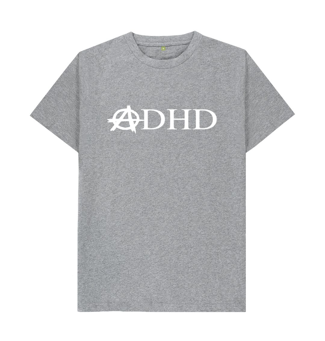 Athletic Grey Anarchy ADHD unisex T-shirt