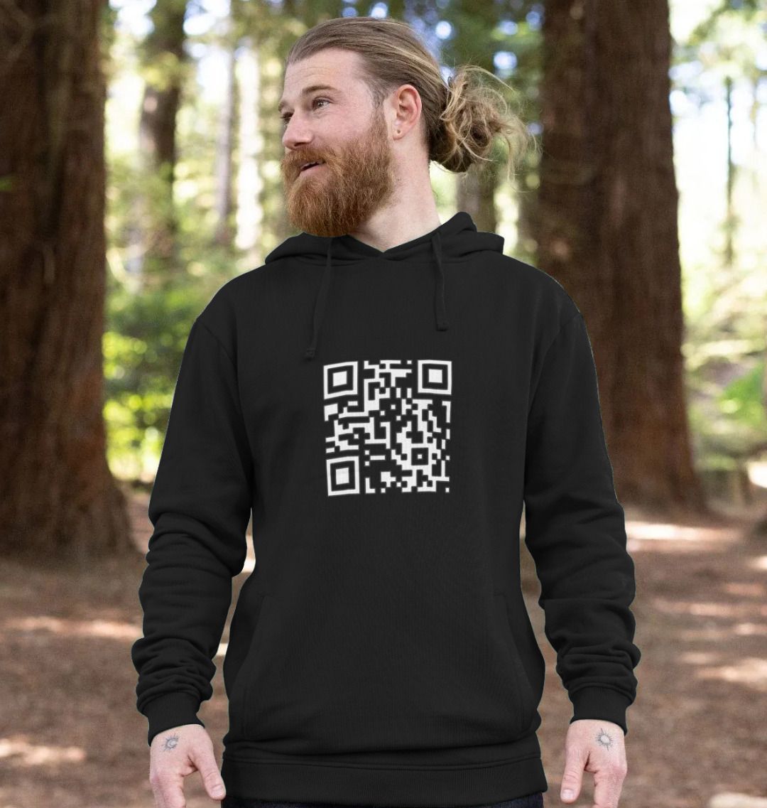 Incompatible with Society QR code unisex hoodie