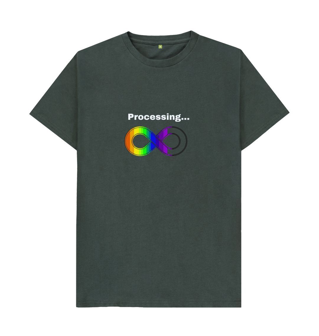 Dark Grey Processing unisex T-shirt