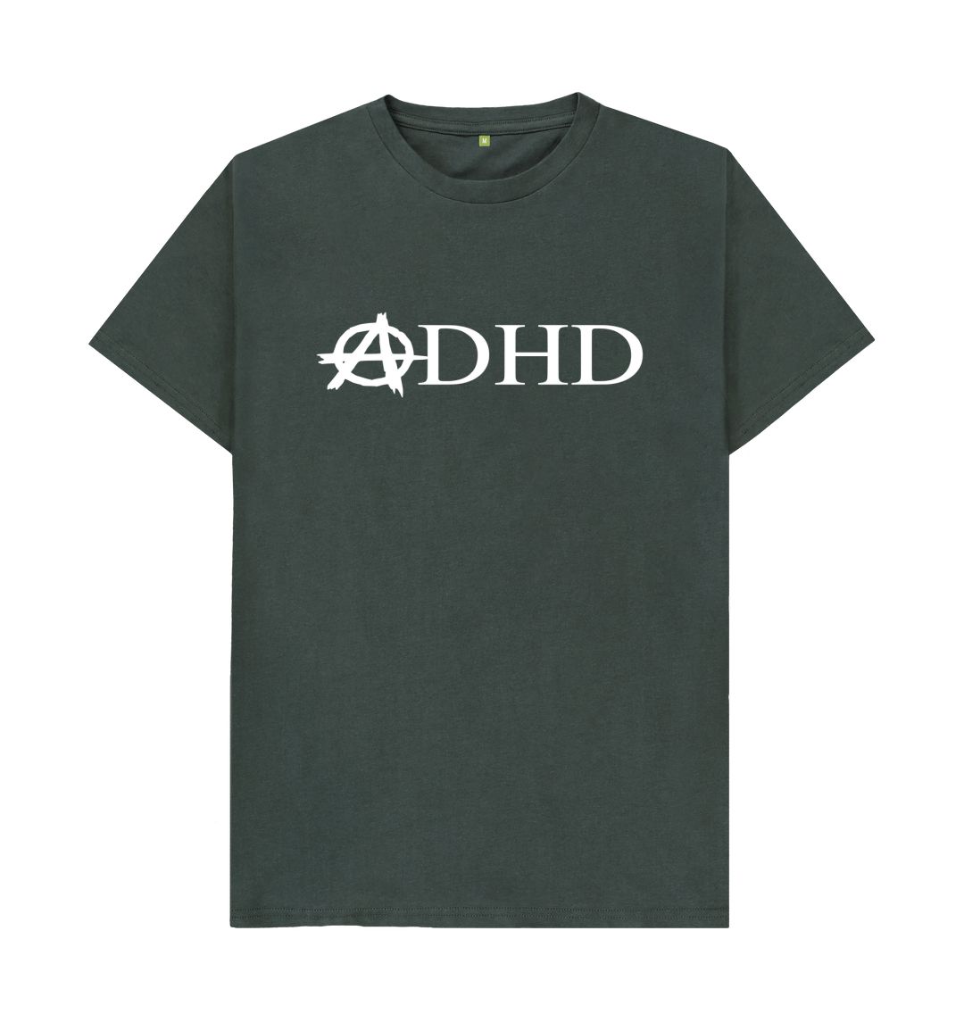 Dark Grey Anarchy ADHD unisex T-shirt