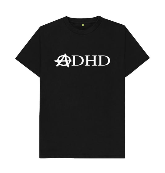 Black Anarchy ADHD unisex T-shirt